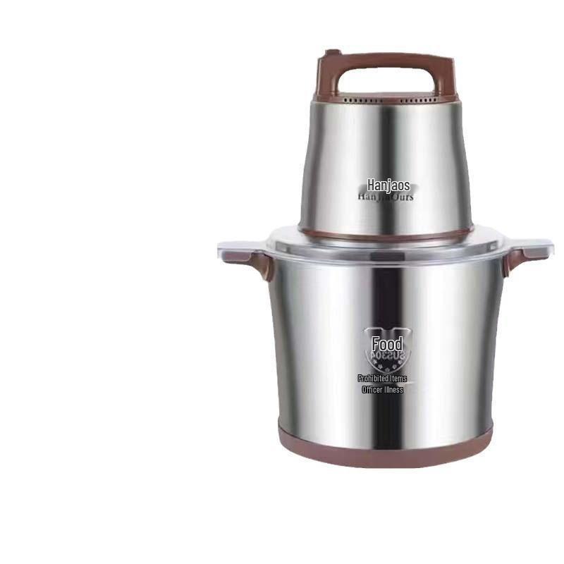 High-Power Multi-Functional Meat Grinder & Food Processor for Dough, Chili, Garlic, and Ginger