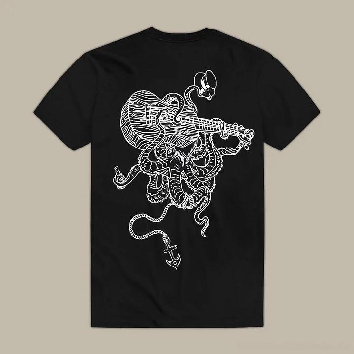 The Octopus Musician T-Shirt S-4XL S разноцветный