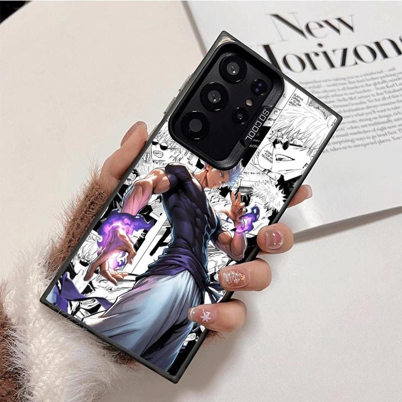 Anime Gojo Satoru JUJUSU Weiche Handyhülle für Samsung Galaxy S24 S25 FE S26 Edge S23 Ultra S22 Plus S21 + Stoßfeste Hülle Rückseite S