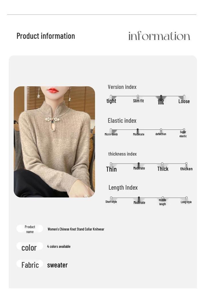 Women's Velvet Stand-up Collar Knitwear: Stylish & Warm Autumn/Winter Sweater