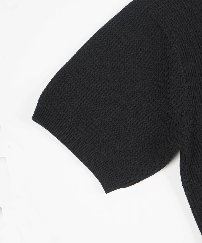 BIRBANTE Summer Washable Essential Round Knit - Black
