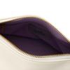 Synthetic leather horizontal shoulder bag