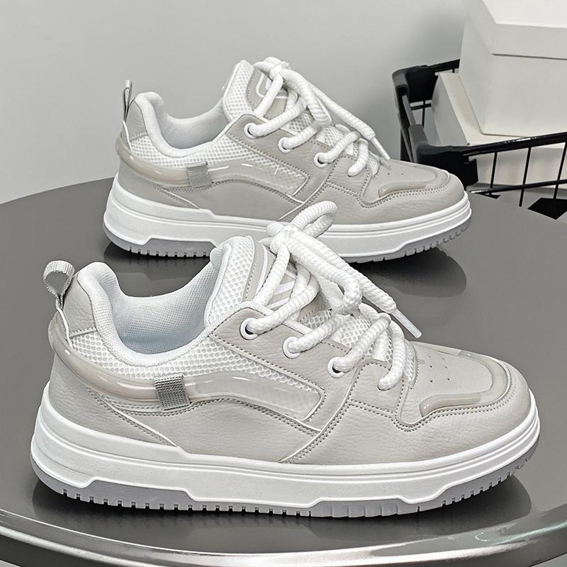 

L Spring fashion versatile student casual board shoes men s shoes, white and black, white blue, gray 44 сірий колір