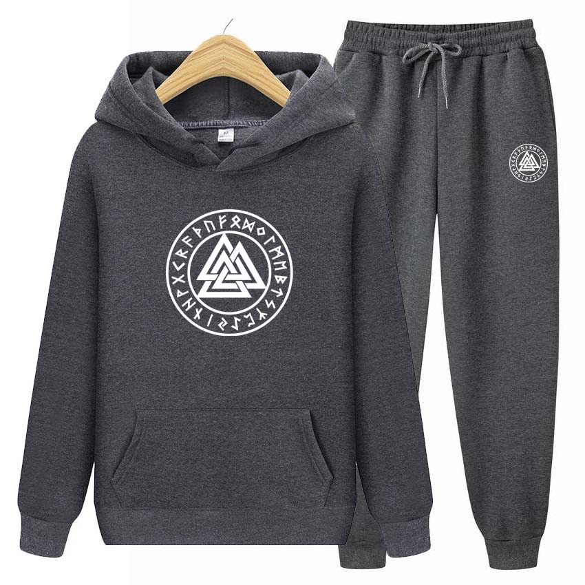 Men's and Women's Spring Fleece Sportswear Two Piece Set Printing Men Womens Hoodies Tracksuits Jogger Pants Thick Warm Clothes