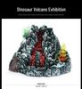 Volcano Eruption Simulation Toy with Sound, Light, and Dinosaur Ornaments - Cognitive Gift for Boys