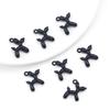 3D Colorful Balloon Puppy Alloy Pendant for DIY Jewelry Making