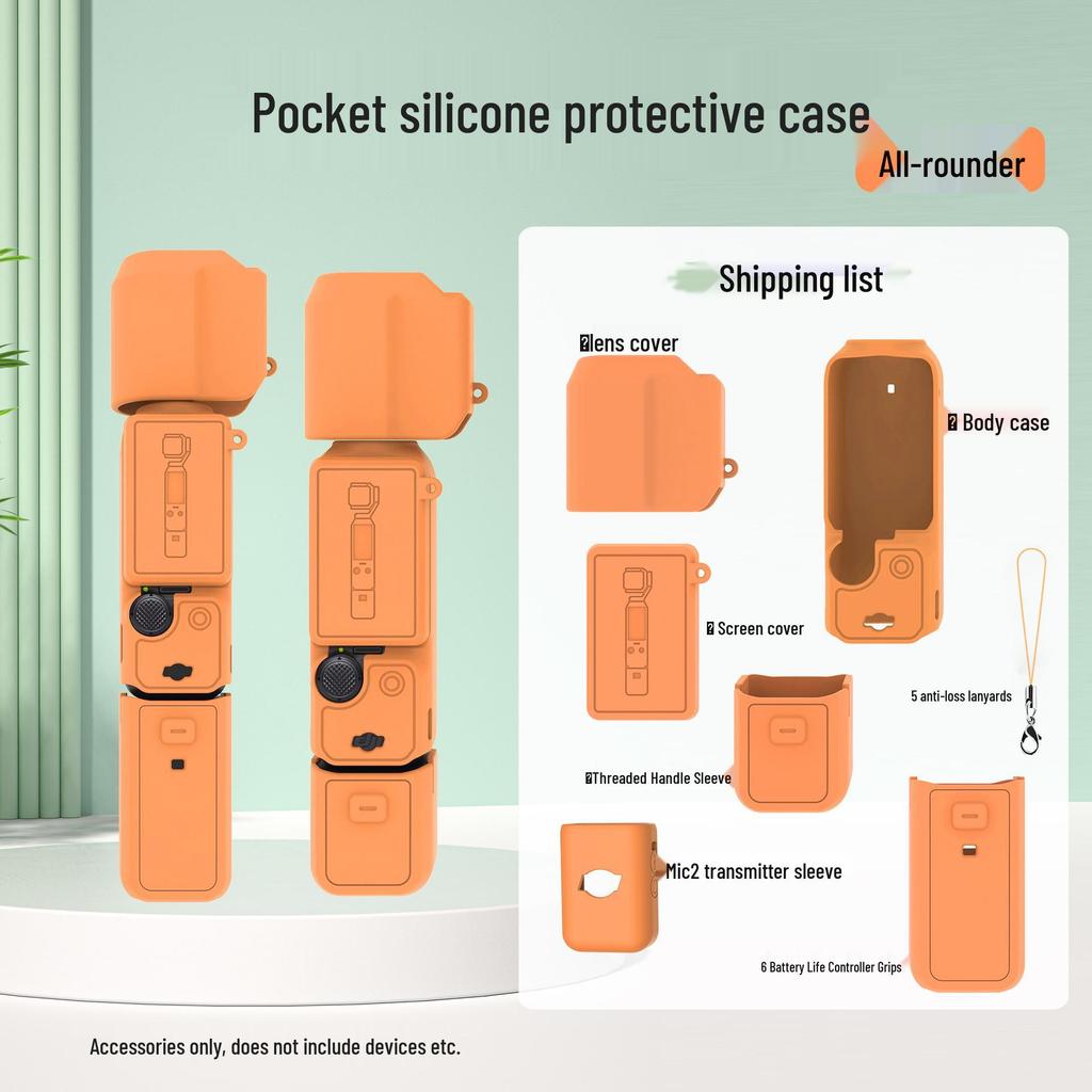 Silikonowe etui ochronne DJI Osmo Pocket 3 na gimbal i obiektyw aparatu