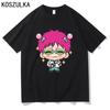 Hot Anime Saiki K T-shirt High Quality Cotton Tee Shirt Summer T Shirts Graphic Sudaderas Kusuo Unisex/women Hip Hop Sweatshirts Unisex