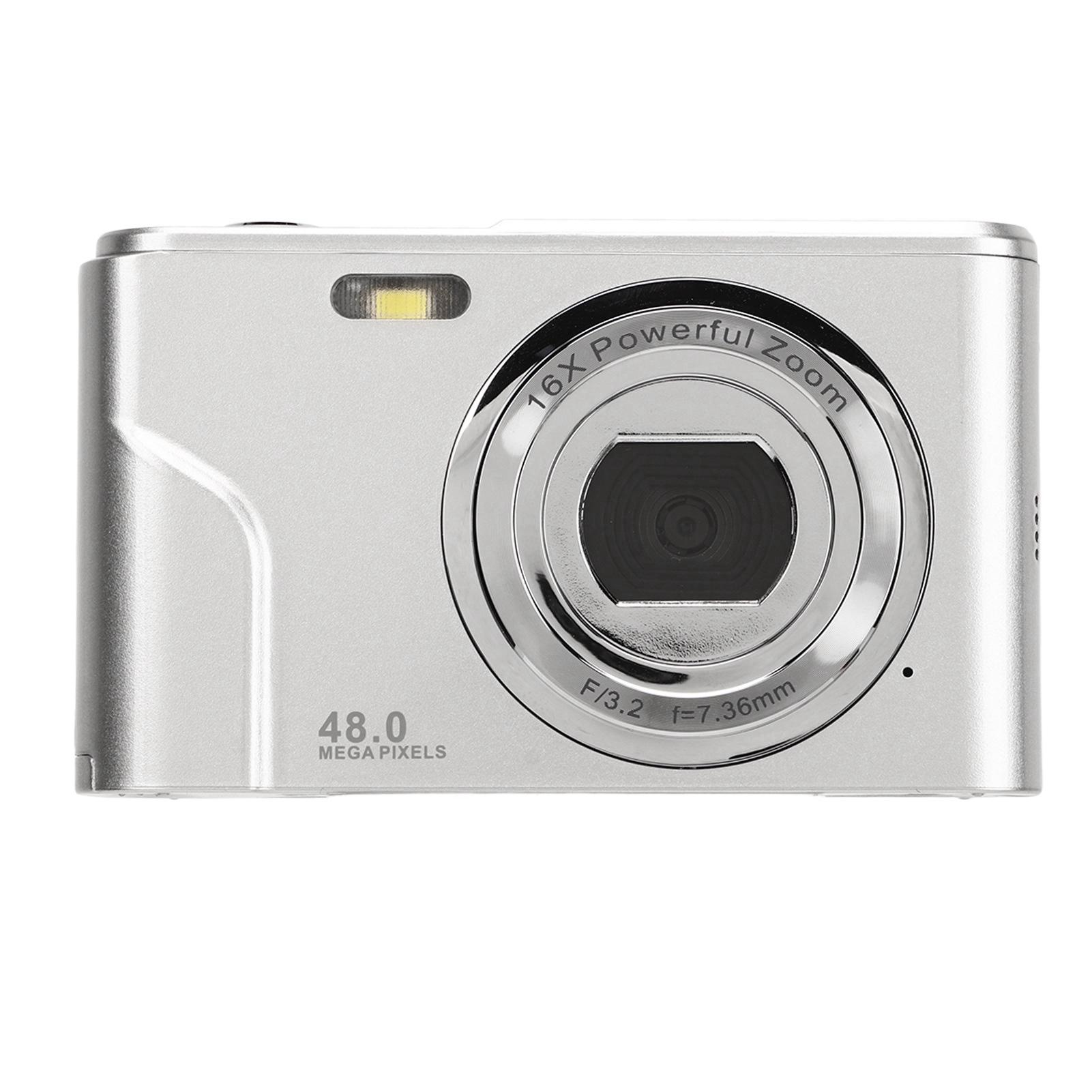 Honor Electronics Digitale Camera 48MP 16x Zoom 1080P HD 2.4 Inch IPS Display Mini Compact Zakcamera