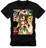 Fear and Loathing In Las Vegas Graphic Print Unisex T Shirt Pop Art Portrait Crew Neck Short Sleeve Casual Streetwear Tee for Men Women Daily Wear