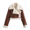 Zbzr Autumn New Women Clothes Western Style Versitile Fashion Lapel Short Long Sleeve Jacket 4341806