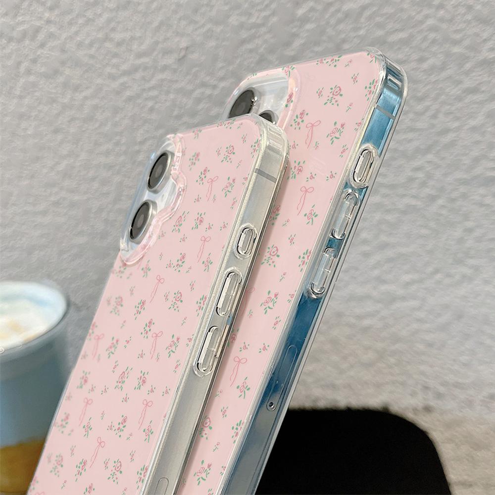 Painted Phone Case for iPhone 12 13 15 16 iPhone 16 12 13 14 15 Pro  14 15 16 Pro Max Coverage Shockproof Anti-Fingerprint Fresh Style Protective Case