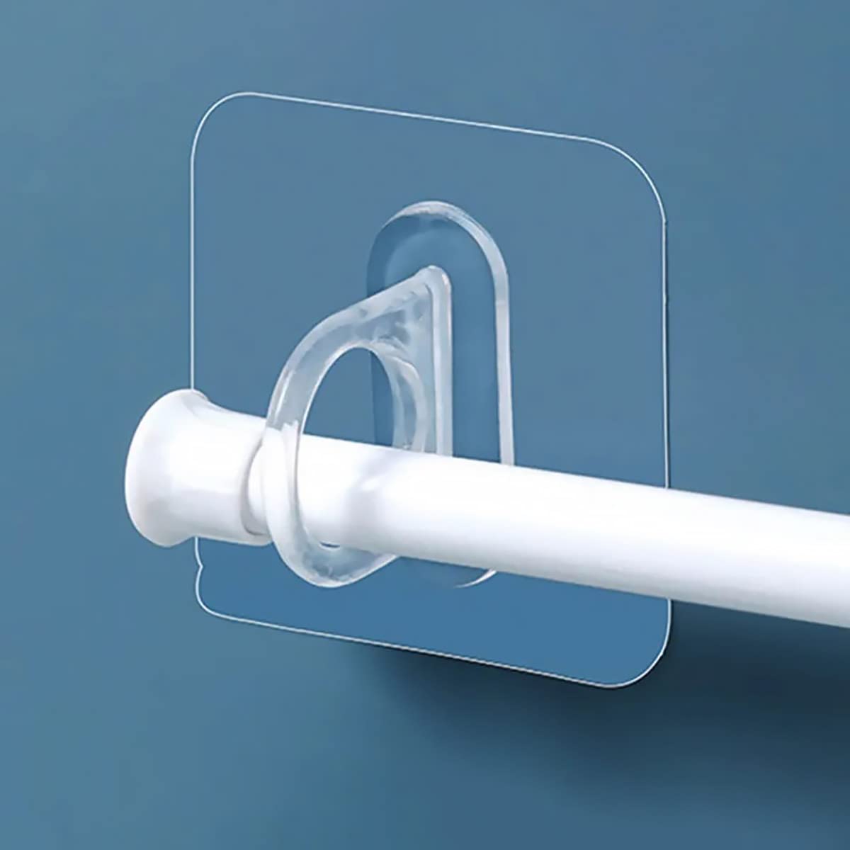 

Forahome Натяжной стержень, набор из прочного настенного крючка для подвешивания бутылок для душа, натяжной стержень для душа, простая в использовании стойка для хранения мелких предметов, 8 шт.