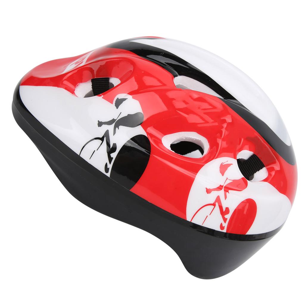 Cască de siguranță pentru copii, protecție pentru ciclism pentru patinaj cu role, bicicletă, skateboard, roșu