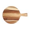 Acacia Wood Cutting Board Pizza Tray Round Cutting Board Attractive Design