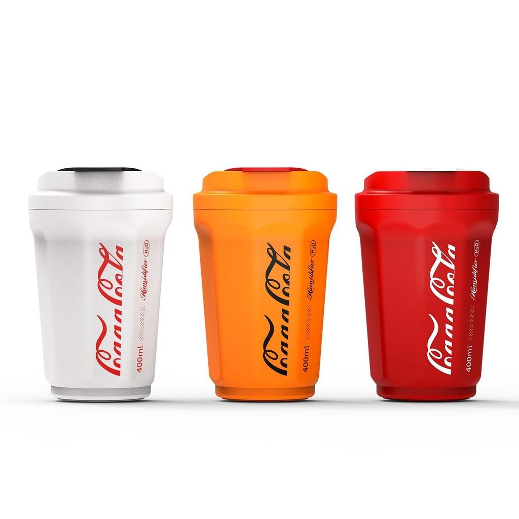 Portable Cola Cup Humidifier Wireless Car Aroma Diffuser with Trendy Night Light Small Air Purifier for Office Desk