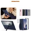 Original Standing Wrist Strap Case For Samsung Galaxy Z Fold 6 5 4 3 Fashion Matte Ultra Thin Hard PC Cover For Samsung Z Fold 6
