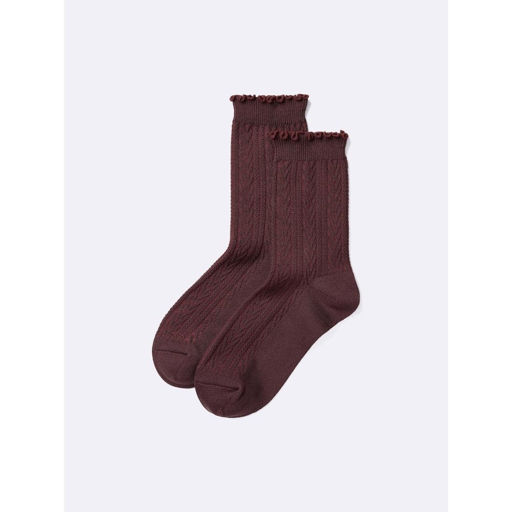 GU by Uniqlo Style Heat Crew Socks  Mellow 