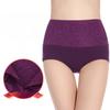 High-Waisted Plus-Size Women's Cotton Panties - Extended Sizing Breathable Triangle Underwear for Moms