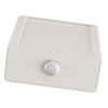 Conception empilable Boîte de rangement à tiroirs pour bureau Matériau PP Compact Multifonctionnel Organisateur Blanc Jaune Organisateur de fournitures de bureau