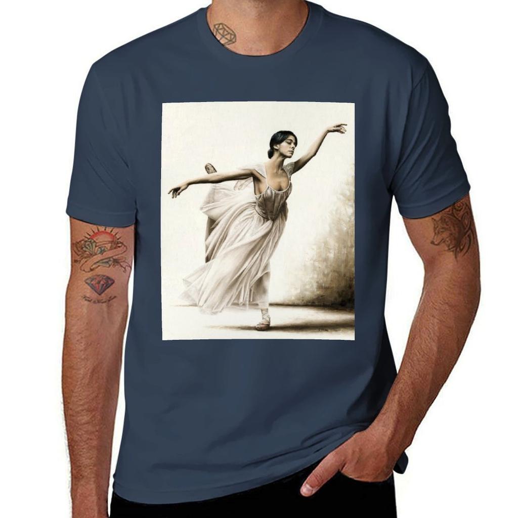 Demure Ballerina Tshirt Classic Basic Casual Tshirt