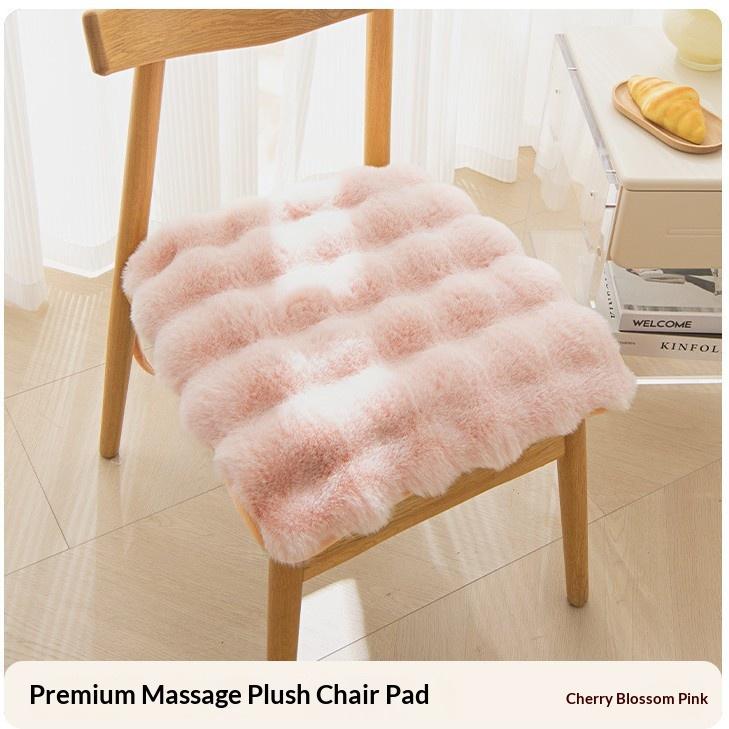 Winter Thickened Plush Student Cushion Seat Cushion Rabbit Velvet Warm Seat Cushion Fart Cushion Office Sedentary Artifact 40x40cm