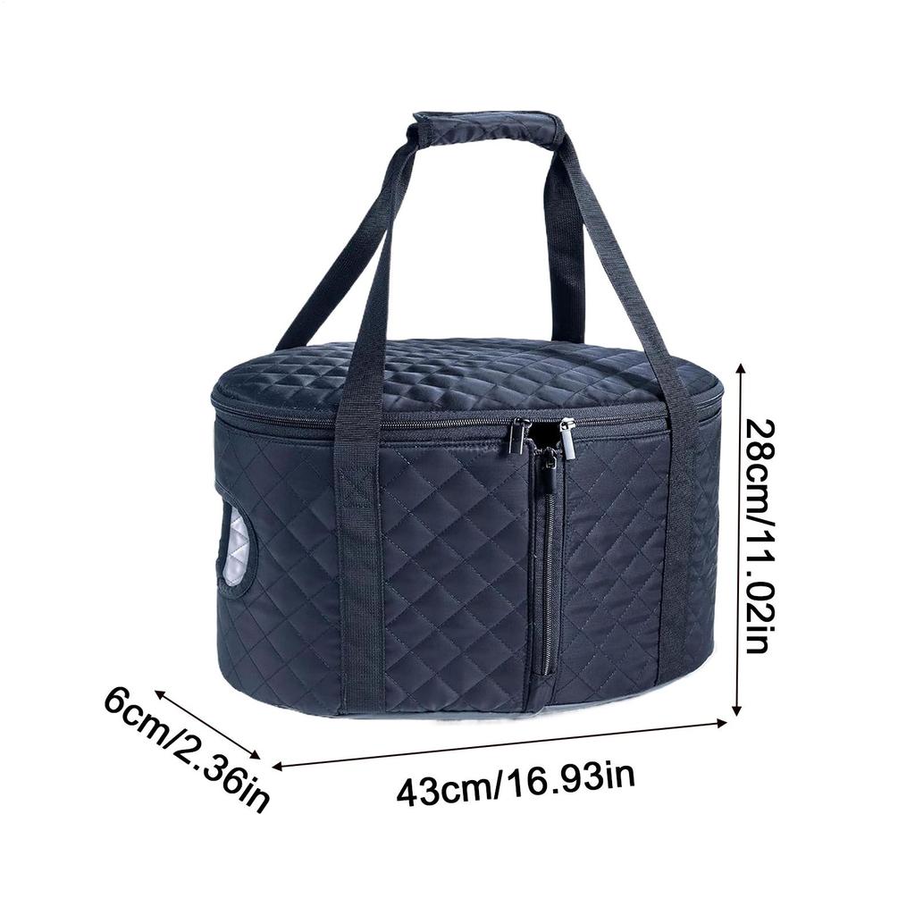 Tašky do pomalého hrnce Izolované Velká kapacita Opakovaně použitelné vložky Taška na přenášení hrnce s přezkou na upevnění víka pro cestování Kempování