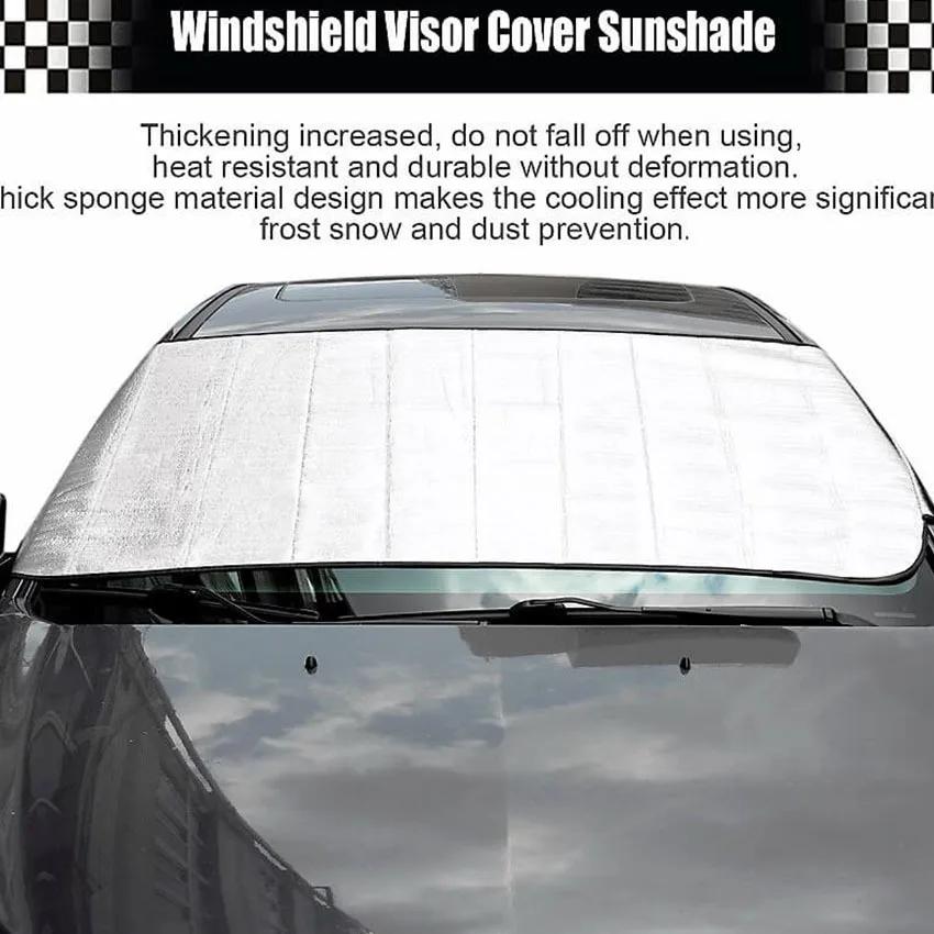 1Pcs Auto Windscreen Shield Universal Car Windshield Snow Cover Frost Ice Rain Sun Protector for Most Cars SUV