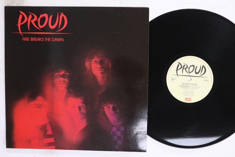 

LP Record PROUD - Fire Breaks The Dawn 1361521 EMI 1984 Sweden Metal Used