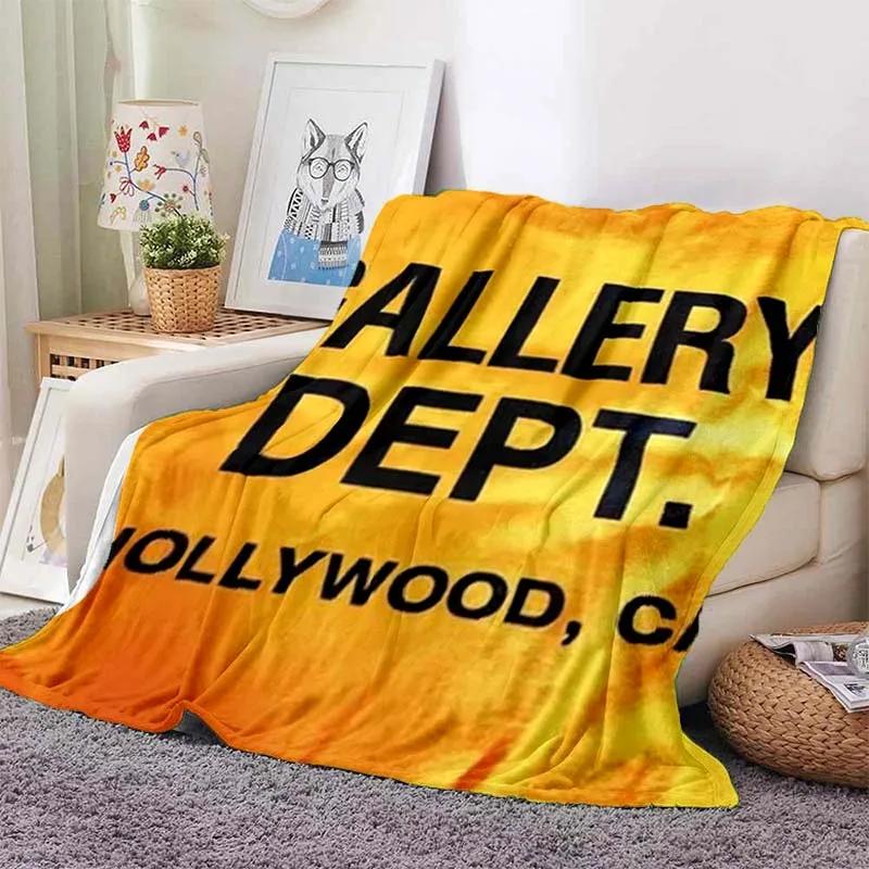 G-Gallery D-Dept Print Flannel Blanket Children Teen Family Gift Portable Home Travel Bed Sofa Office Plush