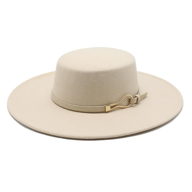 Wool Felt Panama Hat With Wide Brim For Men And Women Perfect For Outdoor And Gift Use