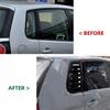For Volkswagen VW Polo 5-Door Hatchback MK4 9N 2002-2008 ABS Plastic Rear Window Louver Scoop Cover Side Vent Trim Car Adhesive