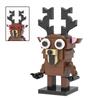 MOOXI MOC Hot Horror Game 99 Nights Figure Animal Deer Owl Goat Model DIY Building Blocks Toy For Kid Adult Brick Birthday Gifts