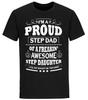 Father Day Gift T-shirt  Step Dad Gifts, Gifts for Step Dad T Shirt Stepdad Gift