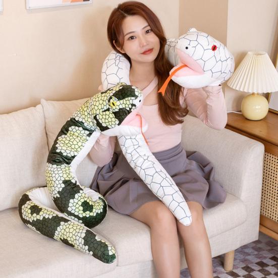 Piele de Șarpe Realistă Interacțiune Părinte-Copil Păpușă de Mână Complet Umplută Băieți Fete Jucărie de Pluș de Desene Animate Cadou de Ziua de Naștere Animal