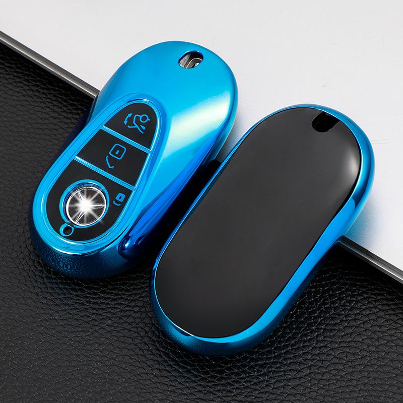 Soft Rubber Key Cover for 2021 Mercedes-Benz S-Class S400L/S450L