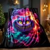 WonderlCat Fantasy Blanket Lightweight Ideal Bedding Blanket Perfect for Travel, Camping, Living Rooms, Offices, Sofas, Fan Christmas Gift