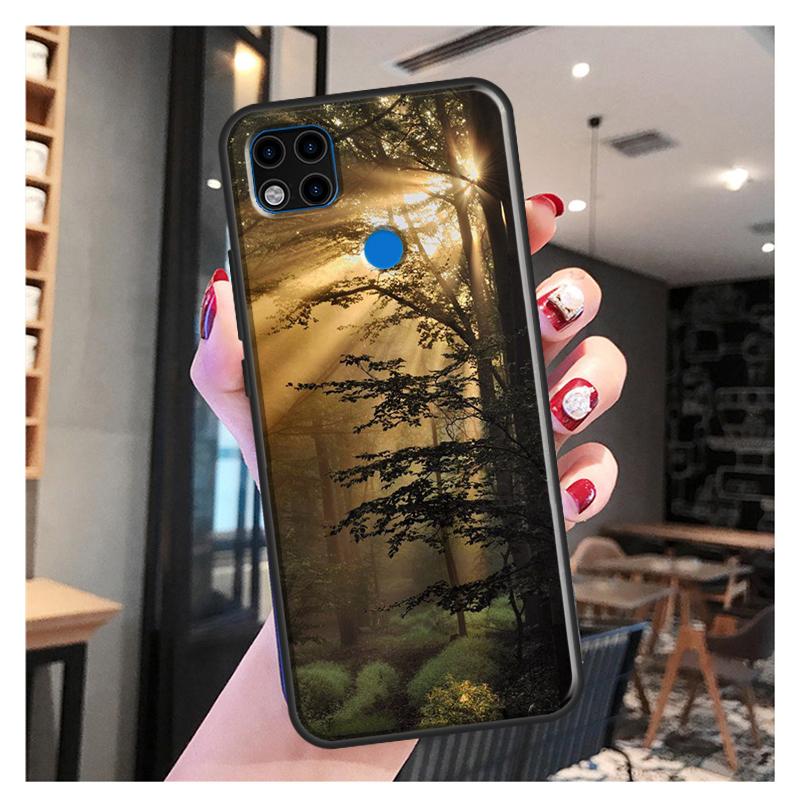 

Красивая природа лес дерево для Xiaomi Redmi Note 11 Pro чехол для телефона Redmi 9T 9A 9C 9S 10S Note 9 10 Pro задняя крышка Redmi Note 10S