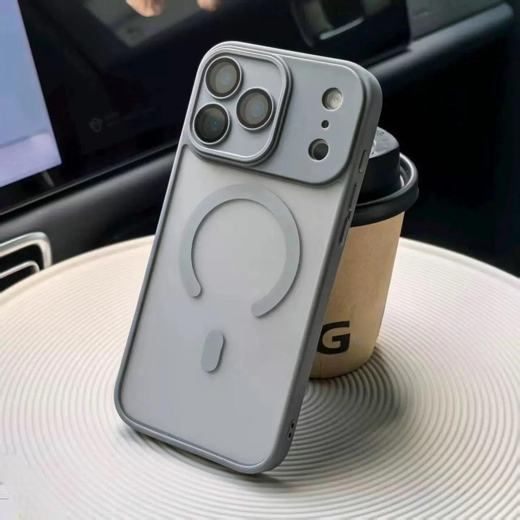 Matte Translunt Lens Protect Magsafe Phone Case For iPhone 17 17 Air 17Pro 17 Pro Max Magnetic Wireless Charge Cover