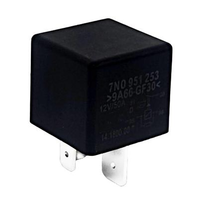 7N0951253#507 12VDC 50A 5 Pins Automotive Replacement Electrical System Relay Starter Relay Fits for 3D0951253A 95561502700