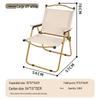 ZISIZ Tragbarer Outdoor Klapp-Campingstuhl