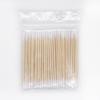 100Pcs Double Ended Precise Beauty Cotton Swabs User Friendly Wooden Stick Makeup Tool for Professional Correction Use