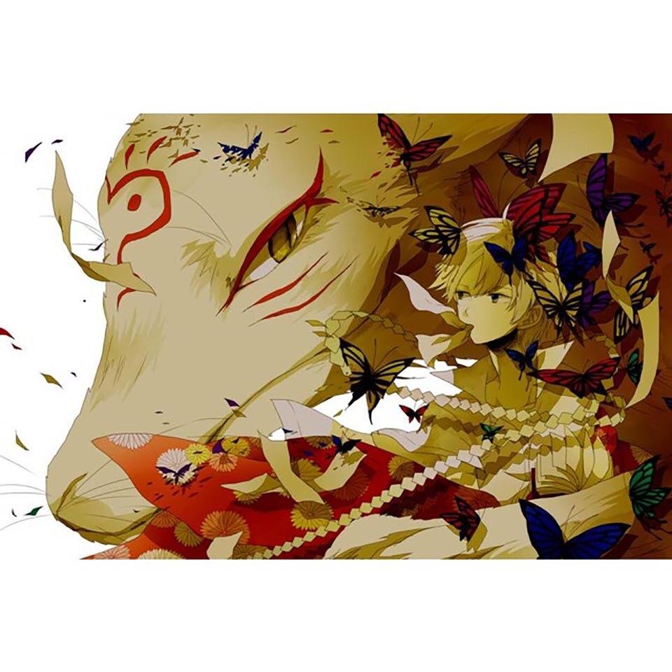 5D Diamond Painting Picture Natsume Friends Book Painting Anime Full Diamond Cross Stitch Embroidery Home Decoration Wall Art