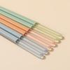 KOBACH Fruit Colorful Anti-slip Alloy Chopsticks - 10 Pairs