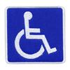 Patchion Disabled Sign - Magnetic Backing - Embroidered Patch/Badge/Emblem