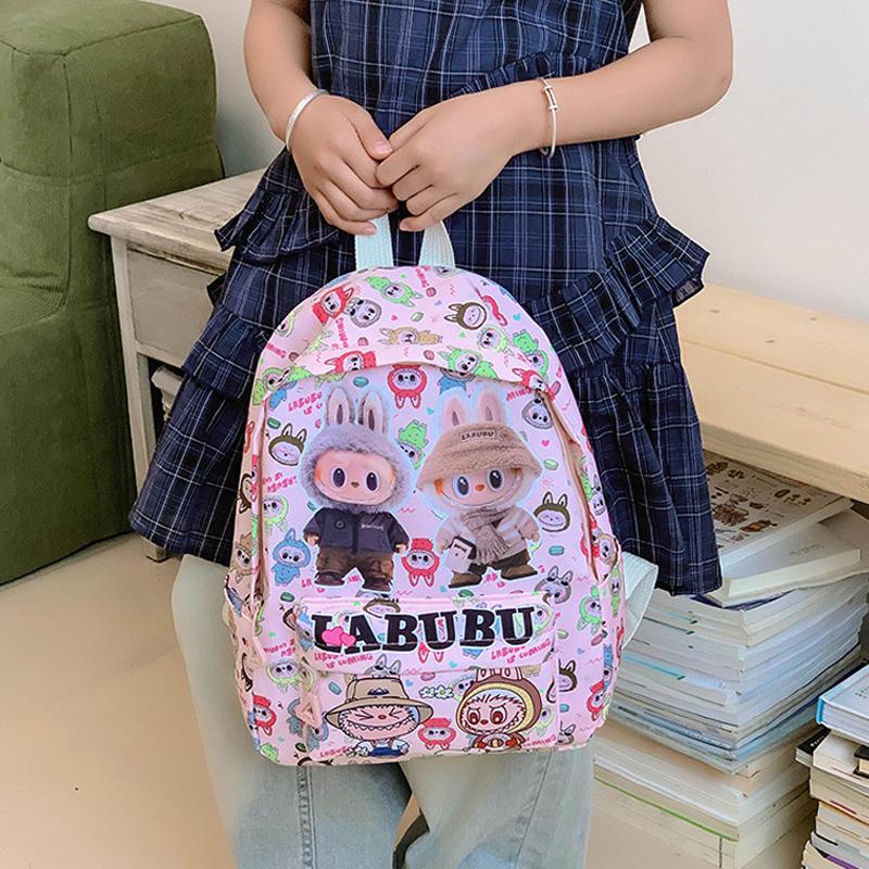 School Bag Backpack Children's Bag LABUBU Elementary School Backpack Girl Boy School Backpack 6 Colors
