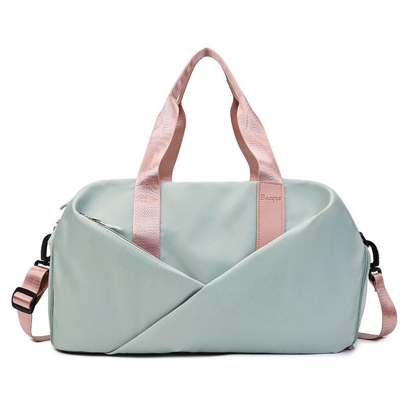 

Женская спортивная сумка для спортзала с отделением для обуви, разделением мокрого/сухого, водоотталкивающей тканью Оксфорд, идеально подходит для йоги, плавания и путешествий. Large