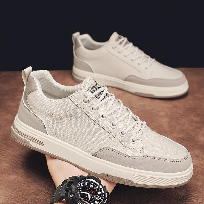 Summer canvas shoes men's tide spring breathable men's shoes sports leisure work board shoes new non-slip shoes