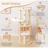 Best Selling Classic Wooden Cat Furniture for Indoor Use Climbing Frame Cat Tree Scratcher Tower Eco Friendly Durable