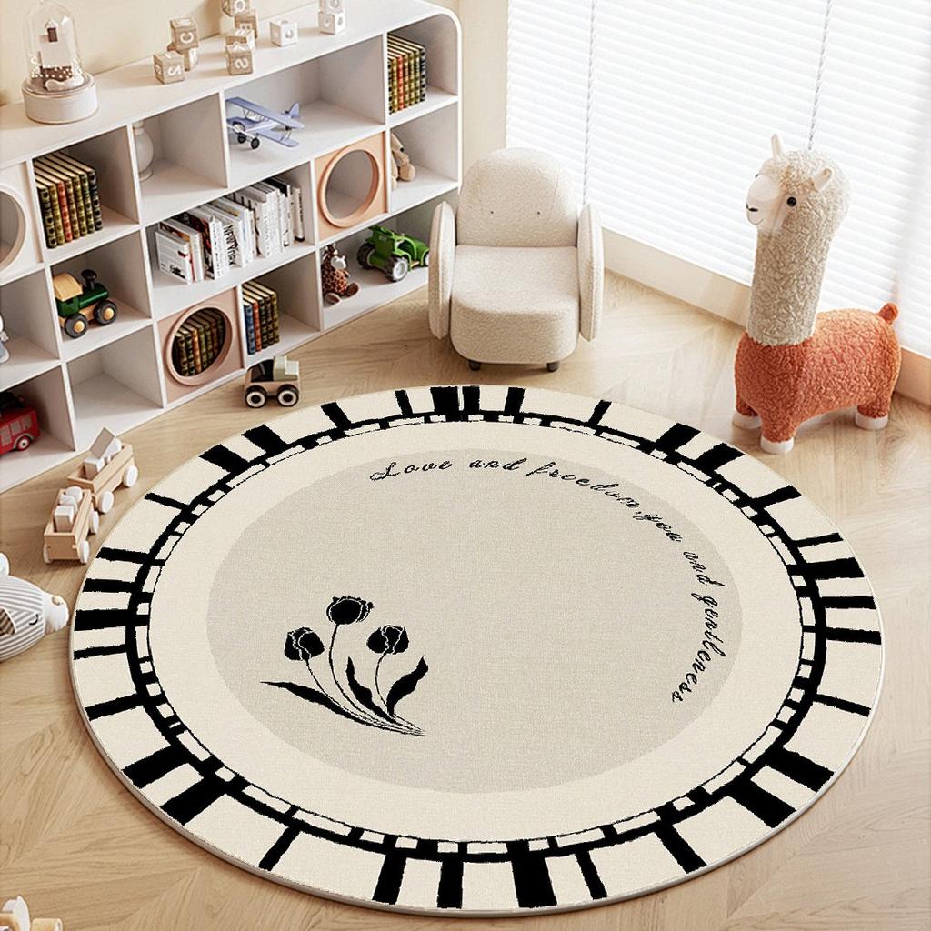 Circular Carpet Living Room Coffee Table Carpet Bedroom Wardrobe Dressing Table Carpet Floor Mat